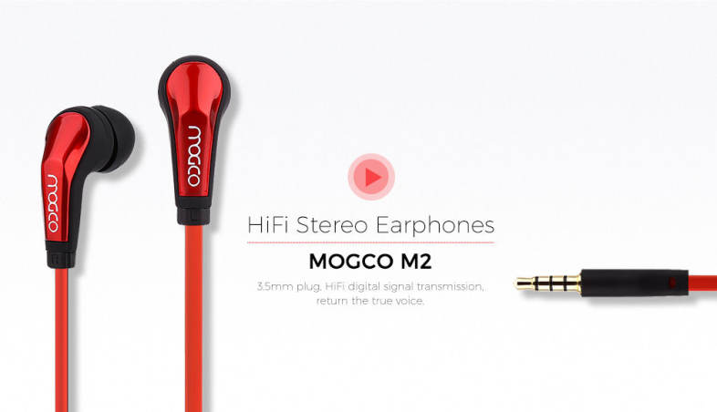 MOGCO M2 HiFi Wired Earphones Headphones