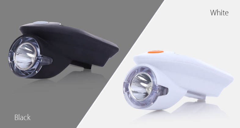 Rechargeable USB Solar Energy Bicycle Cycling Light Front Head Flashlight LED Warning Lamp