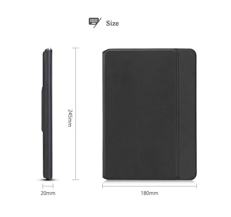3 in 1 Universal Bluetooth Keyboard Tablet Protective Case with Stander for iPad Air 1 / Air 2 / iPad Pro 9.7