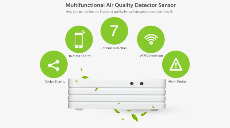 Smart Home Wireless Air Quality Detector Sensor