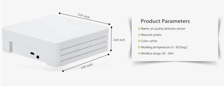 Smart Home Wireless Air Quality Detector Sensor