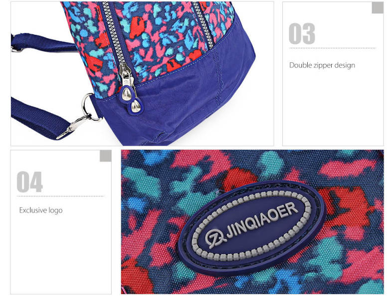 JINQIAOER Waterproof Cross Body Belt Chest Bag Mixed Colors Travel Shoulder Backpack