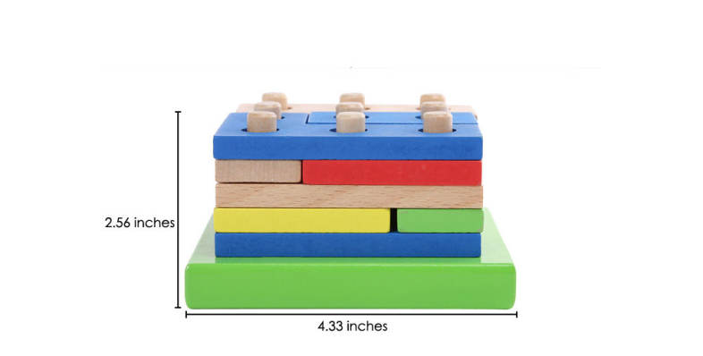Mumama Pairing Puzzle Geometry Disassembly Building Blocks Child Intelligent Toy