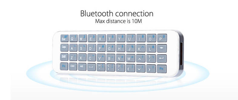 iPazzPort KP - 810 - 30B Wireless Bluetooth Keyboard for Fire TV Stick