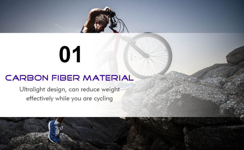 superlogic Carbon Fiber Ultralight Bicycle Water Bottle Cage Cycling Holder with Screws