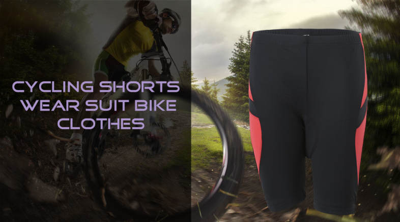 REALTOO Bicycle Uniform Silicone Gel Padded Cycling Shorts