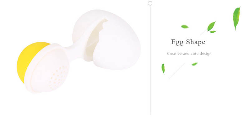 Egg Shape Silicone Tea Infuser Strainer Filter