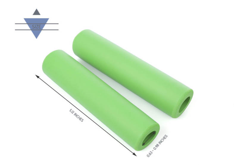 Paired MTB Silicone Ultralight Bike Handlebar Grips with Plugs Cycling Accessories