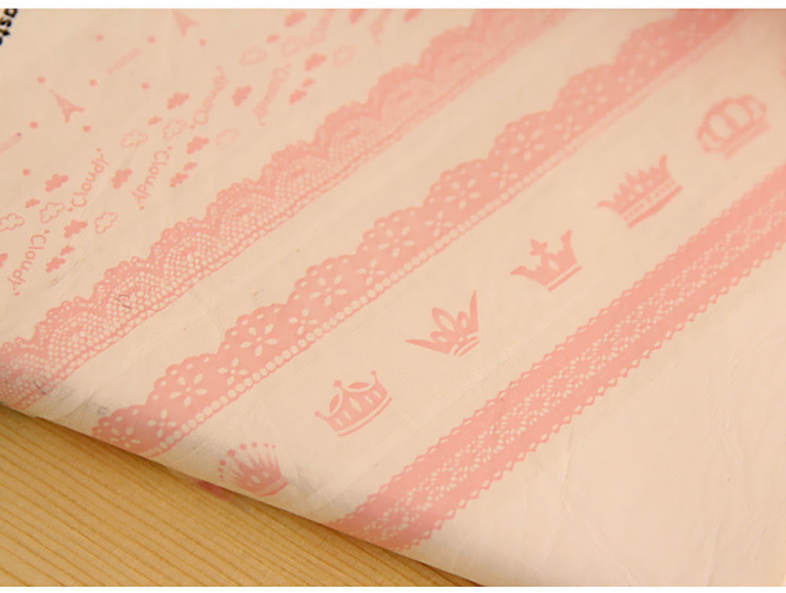 10pcs Transparent Adhesive Tape DIY Decorative Stationery Scrapbook Diary Decoration