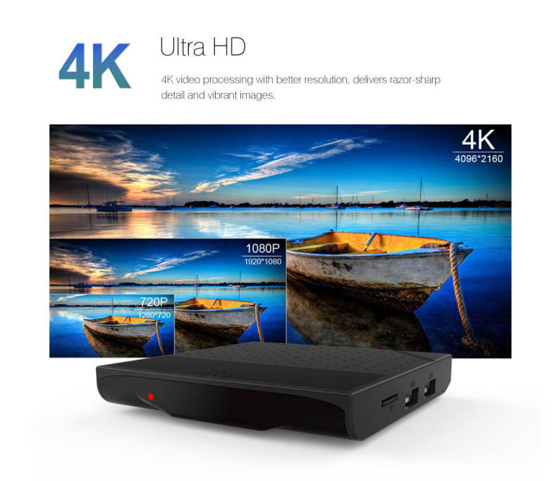 Mecool KM8 P TV Box Amlogic S912 Octa Core CPU Android 7.1 with KODI 17.0