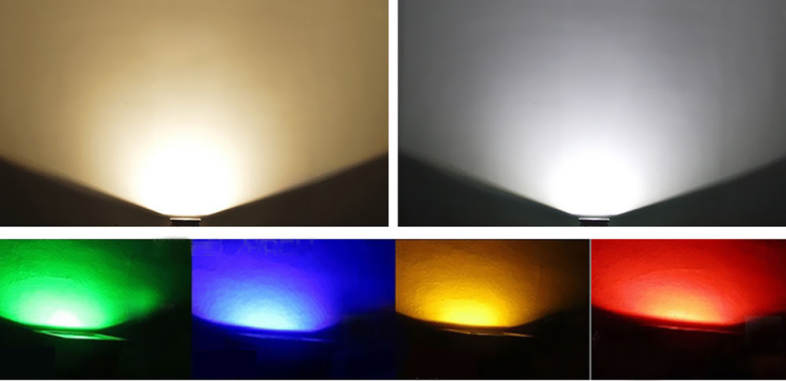 Outdoor AC 85 - 265V 10W LED Flood Light Waterproof Landscape Security Spotlight with Remote Controller