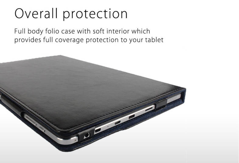PU Leather Folio Cover Full Body Protective Skin Stand for CHUWI Hi10 Pro