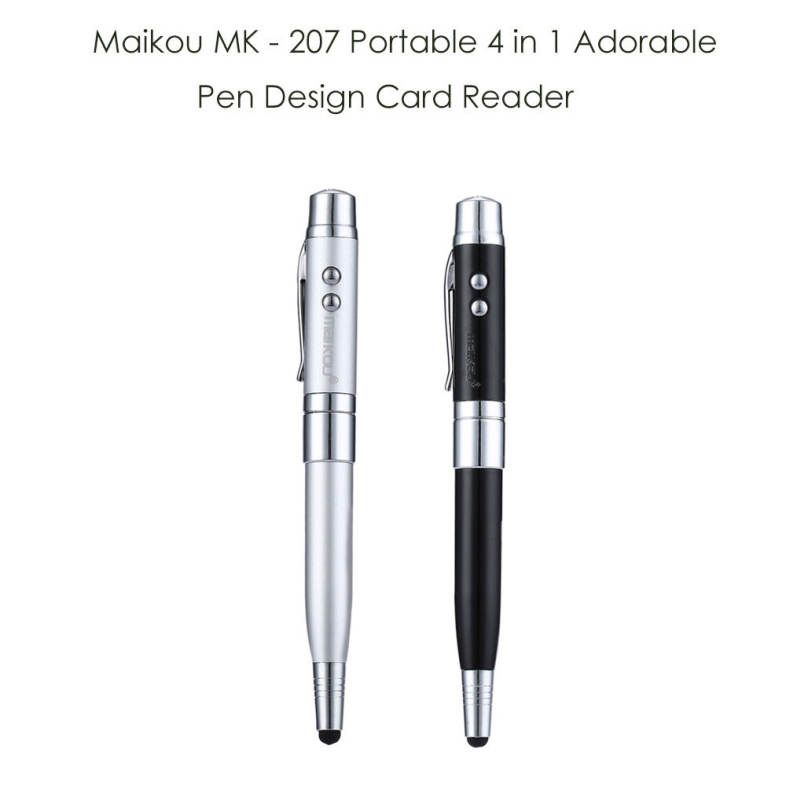 Maikou MK - 207 Portable 4 in 1 Adorable Pen Design Card Reader