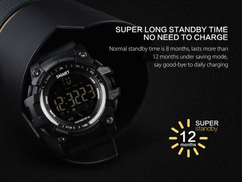 AIWATCH XWATCH Sport Smart Watch Pedometer Stopwatch Call Message Reminder