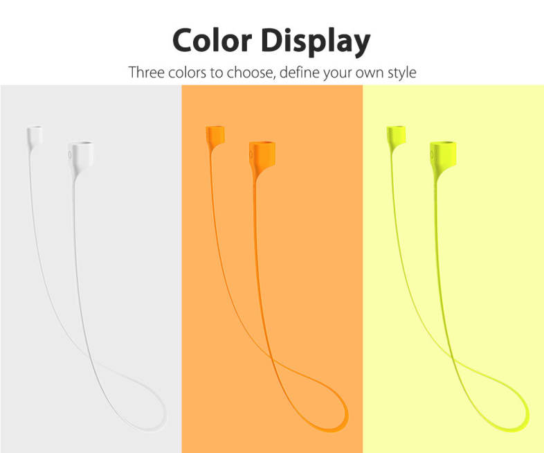 Baseus Earphone Strap Magnetic Adsorption Anti-lost Wire Rope Connector Silicone Accessory for AirPods