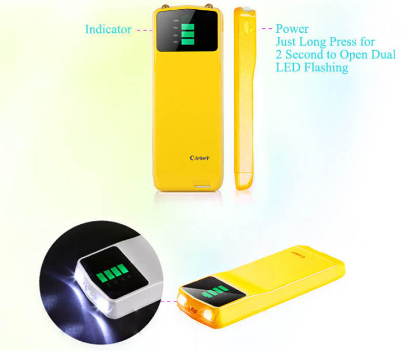 Cager B039 Digital Display 3000mAh Portable Mobile Power Bank with Micro USB Output for Samsung S4 i9500 i9505 Samsung Galaxy Note 2 Nokia Sony HTC etc.