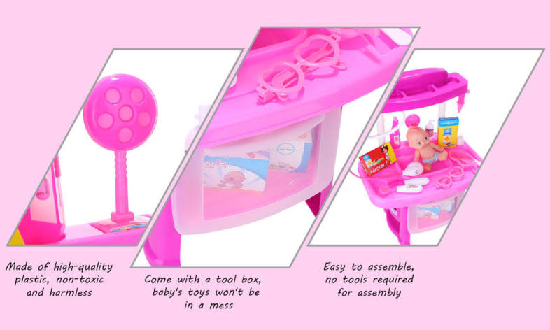 ranxian Child Luxury Simulation Doctor Tools Kit Pretend Play Toy Birthday Present