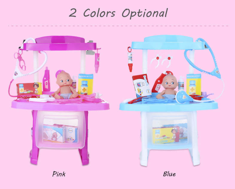 ranxian Child Luxury Simulation Doctor Tools Kit Pretend Play Toy Birthday Present