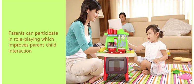 ranxian Child Luxury Simulation Kitchen Tools Kit Pretend Play Toy Birthday Present