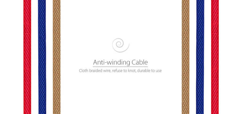 HOCO U13 Brahma 8 Pin 5V 2.4A Charging Data Transmission Cable 0.5M