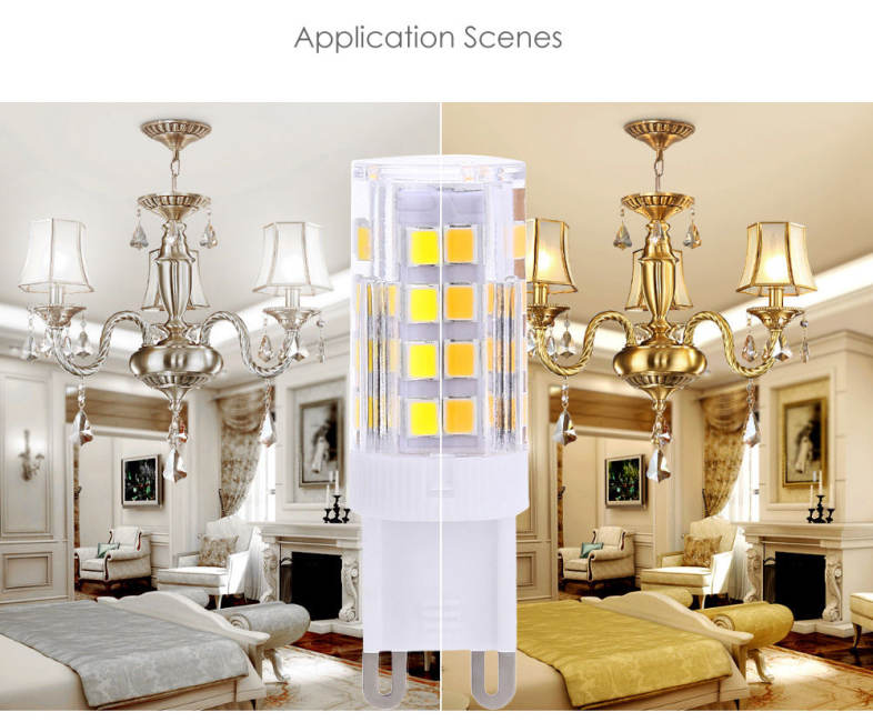 Lightme 10PCS G9 AC 110V 3W SMD 2835 LED Bulb Light Energy Saving Lamp with 51 LEDs