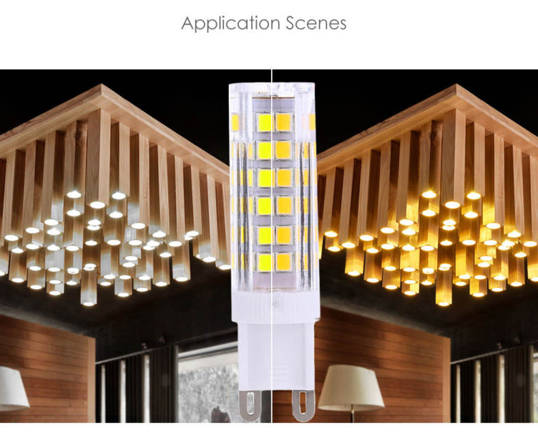Lightme 10PCS G9 AC 110V 3W SMD 2835 LED Bulb Light Energy Saving Lamp with 75 LEDs