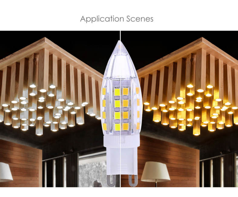 Lightme 10PCS G9 AC 110V 3W SMD 2835 LED Bulb Spotlight with 51 LEDs