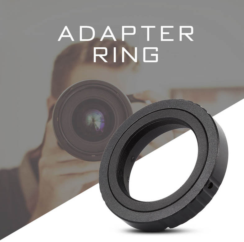 Manual Focus Lens Mount Adapter for T / T2 Lens to Canon EOS Camera