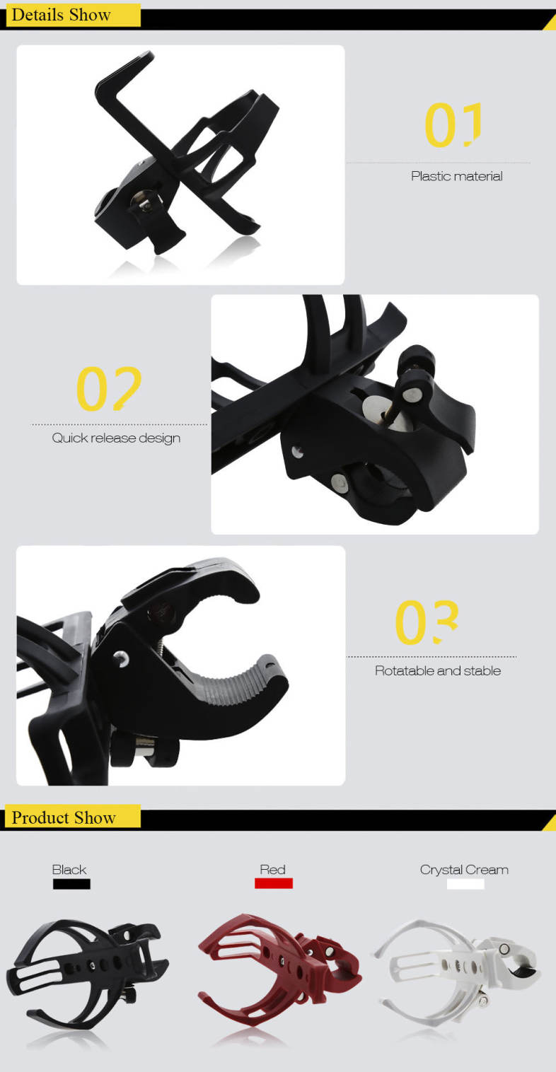 Adjustable Outdoor Bike Beverage Water Bottle Drink Cup Holder