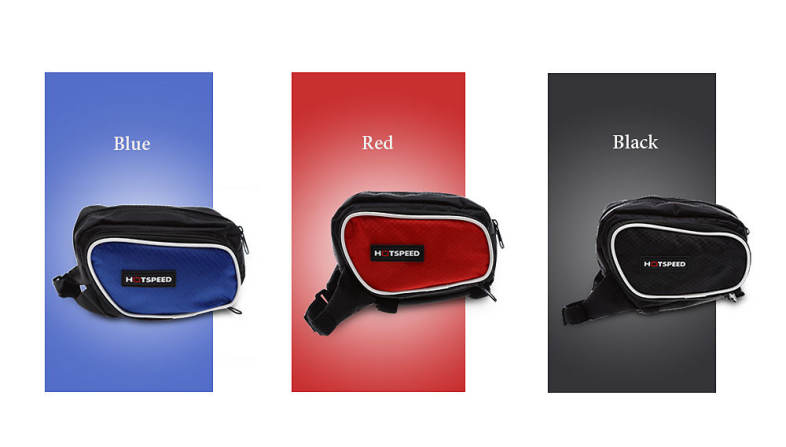 HOTSPEED Outdoor Large Capacity Bicycle Frame Tube  Bike Bag