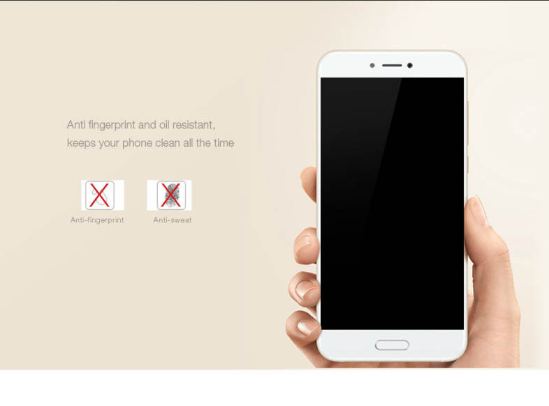 ASLING 9H 2.5D Arc Edge Tempered Glass Screen Film for Xiaomi 5C Ultra-thin Explosion-proof Protector 0.26mm