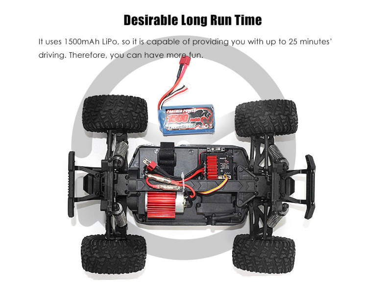 REMO HOBBY 1631 1:16 4WD RC Brushed Truck RTR 30 - 40km/h / Water-resistant ESC