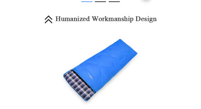 FLYTOP Envelope Hooded Outdoor Camping Water Resistant Thermal Thick Sleeping Bag