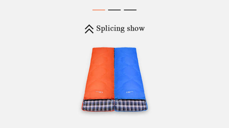 FLYTOP Envelope Hooded Outdoor Camping Water Resistant Thermal Thick Sleeping Bag