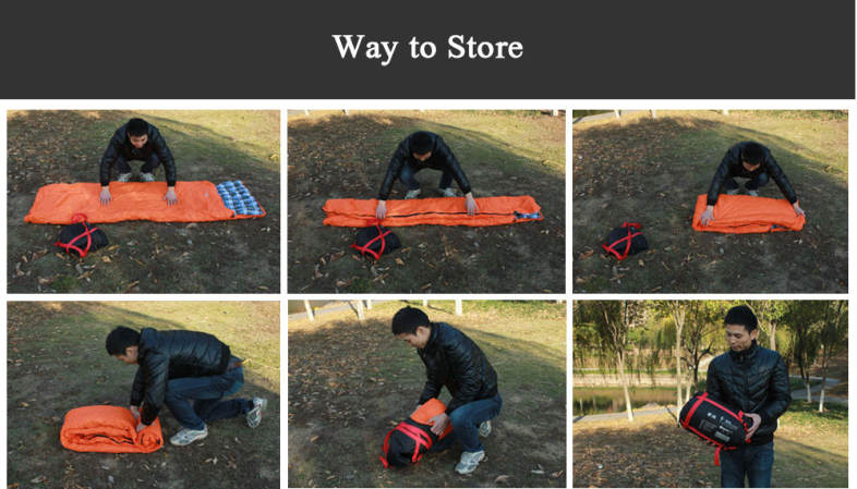 FLYTOP Envelope Hooded Outdoor Camping Water Resistant Thermal Thick Sleeping Bag