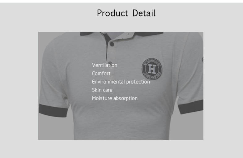 Half Button Patch Design Polo Shirt