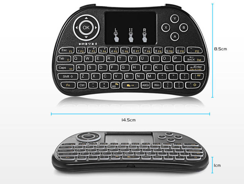 TZ P9 Wireless Mini Keyboard Mouse Touchpad Combo