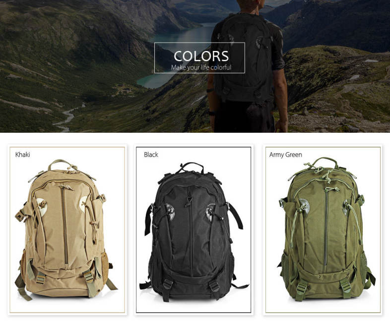 Free Knight Outdoor Military Bag Rucksack Backpack for Camping Trekking Hiking