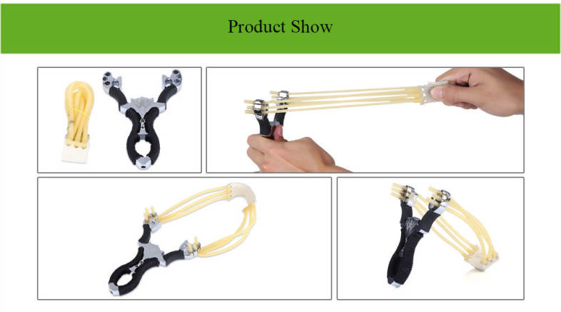 YERENBULUO Outdoor Hunting Slingshot Catapult Bow Camping Traveling Kit