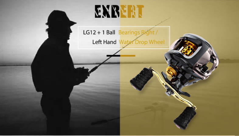 Exbert LG 12   1 Ball Bearings Right / Left Hand Water Drop Wheel