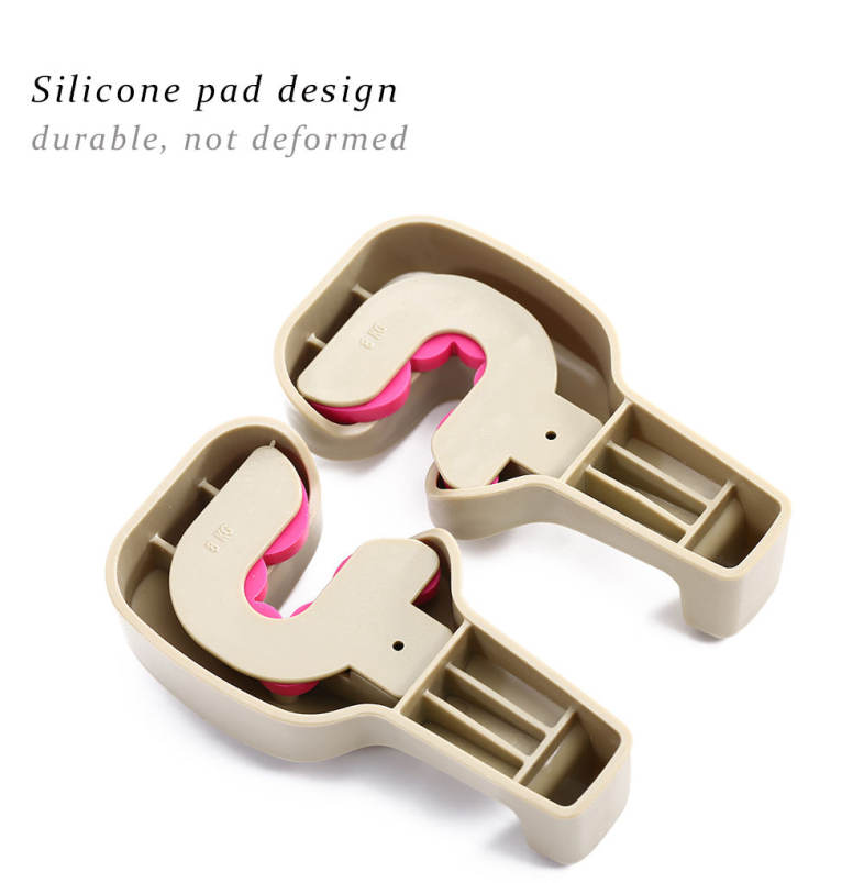 2pcs Car Fastener Clip Portable Seat Hook Bag Hanger Holder Organizer