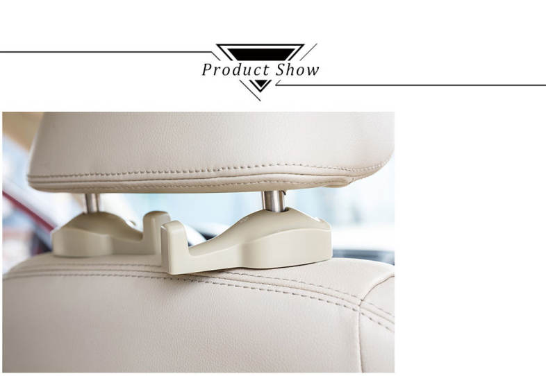 2pcs Car Fastener Clip Portable Seat Hook Bag Hanger Holder Organizer