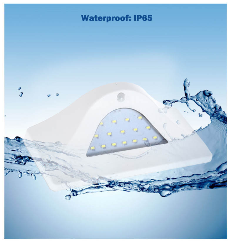 16 LEDs Solar Powered Motion Sensor Light Wall Lamp