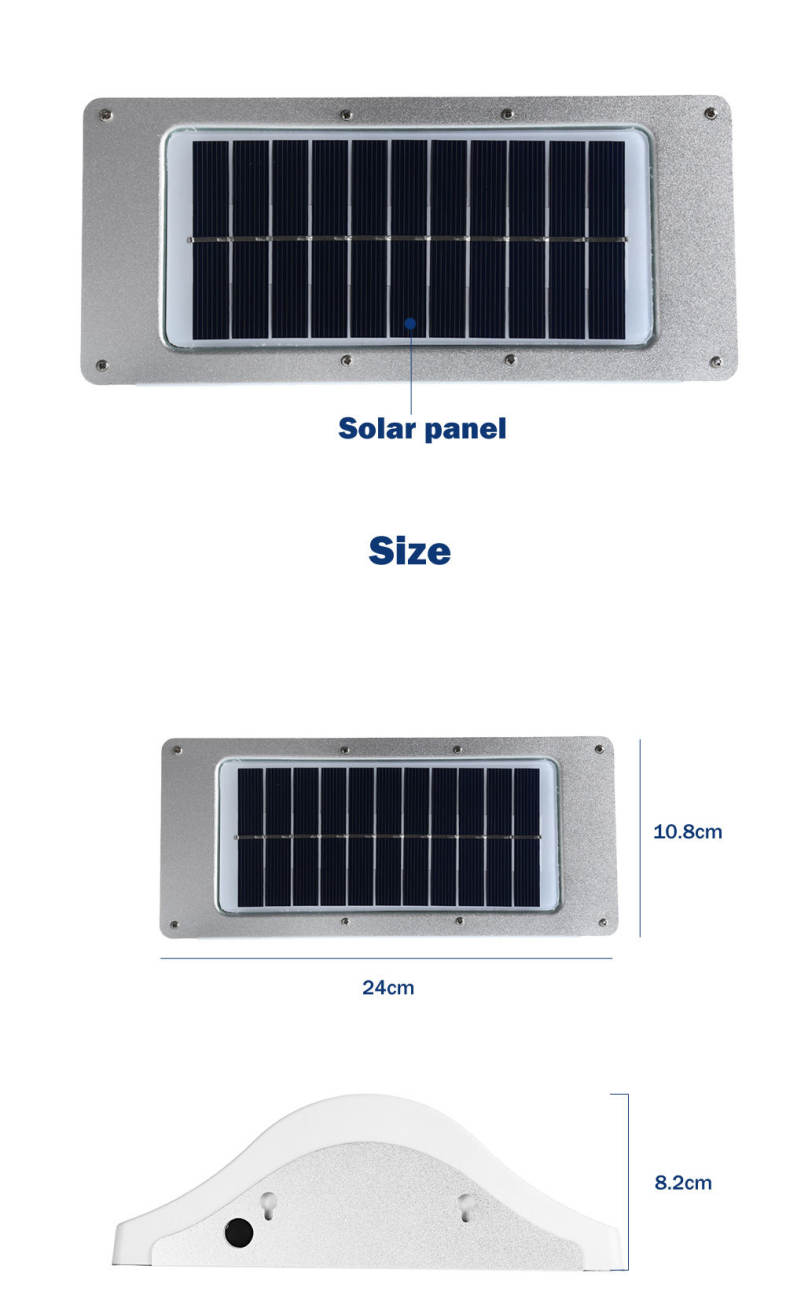 16 LEDs Solar Powered Motion Sensor Light Wall Lamp