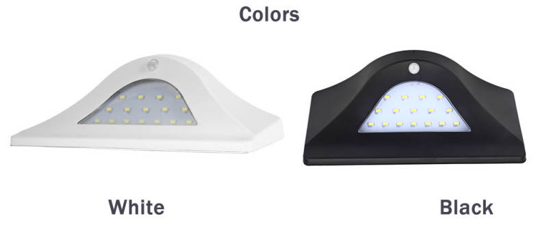 16 LEDs Solar Powered Motion Sensor Light Wall Lamp