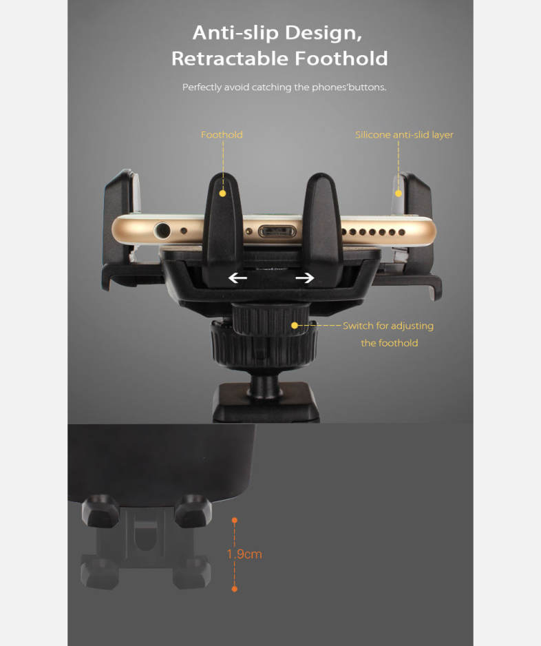 Kelima Car Multifunctional Navigator Phone Stand