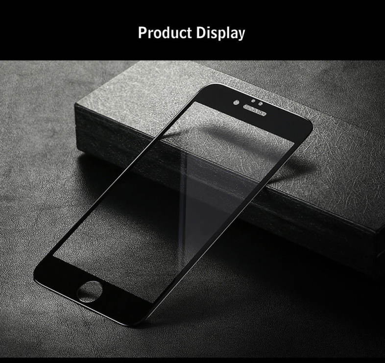 Baseus 3D Silk-screen Printed Full Edge Coverage Tempered Glass Protective Film for iPhone 6 Plus / 6s Plus 5.5 inch 0.3mm