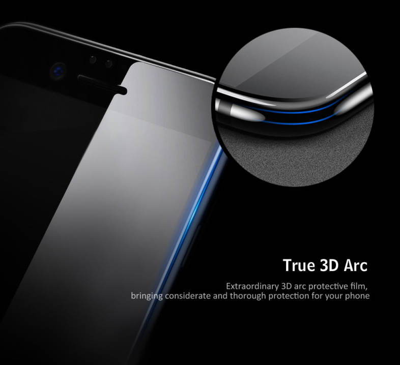 Baseus 3D Silk-screen Printed Full Edge Coverage Tempered Glass Protective Film for iPhone 6 Plus / 6s Plus 5.5 inch 0.3mm