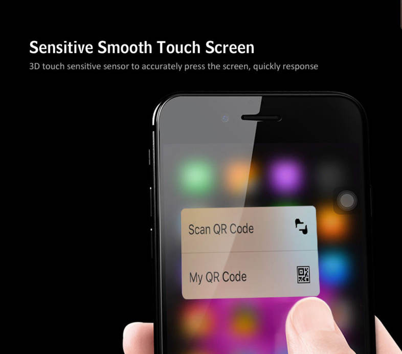 Baseus 3D Silk-screen Printed Full Edge Coverage Tempered Glass Protective Film for iPhone 6 Plus / 6s Plus 5.5 inch 0.3mm
