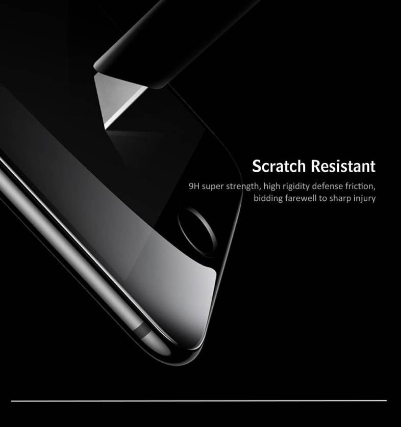 Baseus 3D Silk-screen Printed Full Edge Coverage Tempered Glass Protective Film for iPhone 6 Plus / 6s Plus 5.5 inch 0.3mm